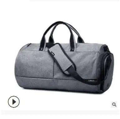 Waterproof Canvas Men's Gym Bag - Large Capacity