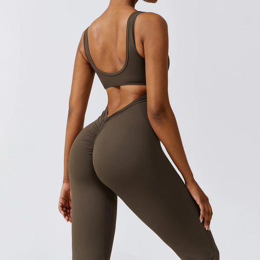 V-Back Scrunch Gym Set