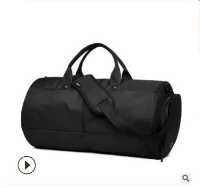 Waterproof Canvas Men's Gym Bag - Large Capacity